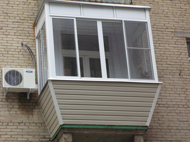 Остекление балконов в хрущевке с выносом по цене от производителя Ивантеевка