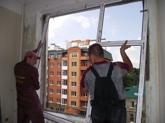 профессиональная установка пластиковых окон в доме Ивантеевка